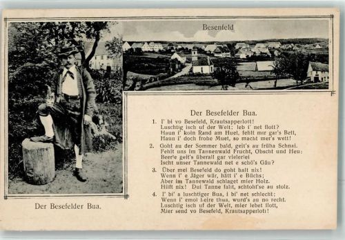 Besenfeld Der Besenfelder Bua Gedicht