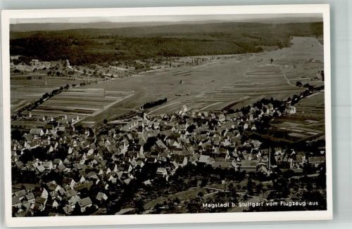 71106 W7037 Magstadt 1939 Foto AK Fliegeraufnahme