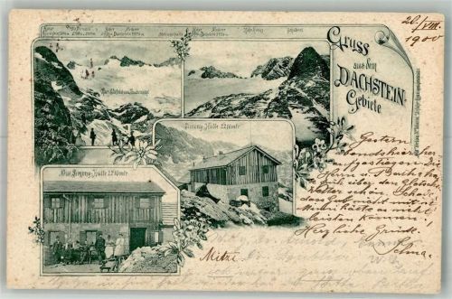 Simonyhütte 1900 Hüttenstempel Dachsteingebiet