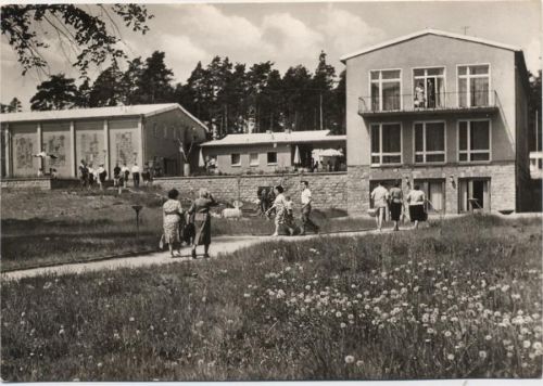 1967 Klink, FDGB-Urlaubssiedlung -Völkerfreundschaft-,VEB Bild und Heimat Reichenbach AKU1
