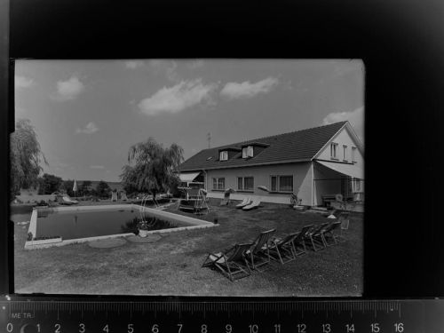 59269 W4720 Beckum , Westf GLASNEGATIV Pool