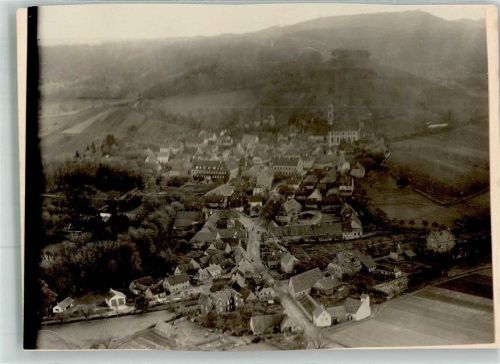 Castell Vogelschau Original aufmontierte Verlagsmusterkarte
