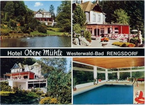 1975 Rengsdorf, Hotel -Obere Mühle-,Cramers Kunstanstalt AKU1