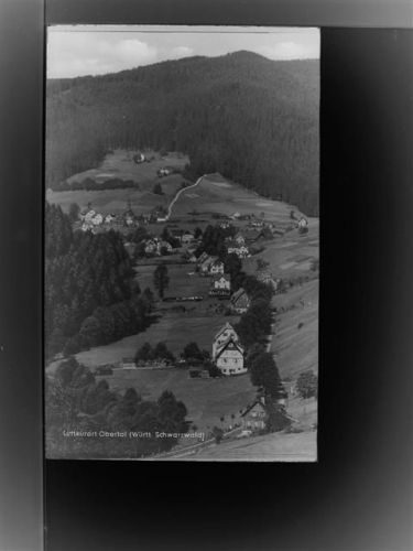 72270 W7292 Obertal , Kr Freudenstadt GLASNEGATIV