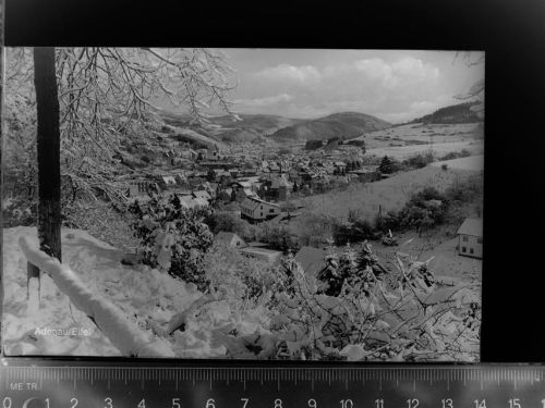 53518 W5488 Adenau GLASNEGATIV Winter-AK