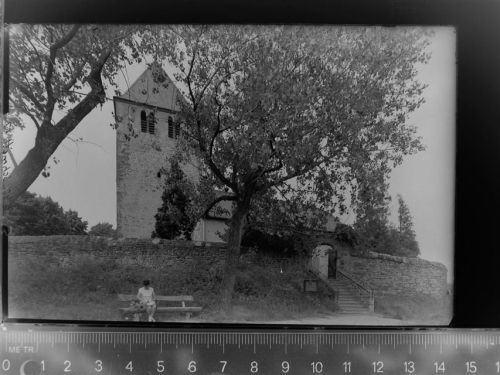 53894 W5353 Mechernich GLASNEGATIV A. d. alben Kirche