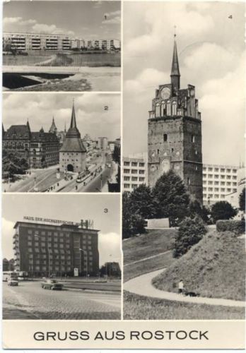 18055 O2500 Rostock 1978 - Rostock, Südstadt, Steintor,VEB Bild und Heimat Reichenbach AKU2