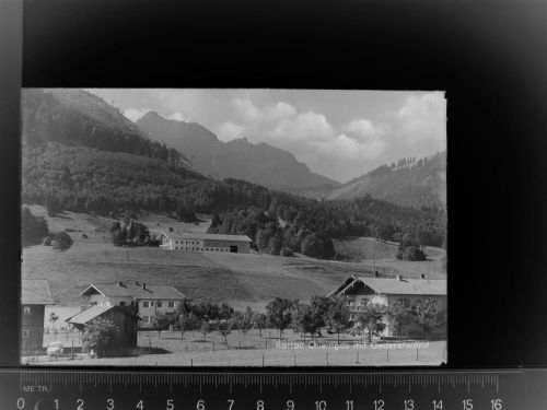 83224 W8215 Rottau , Chiemgau GLASNEGATIV Gedererwand