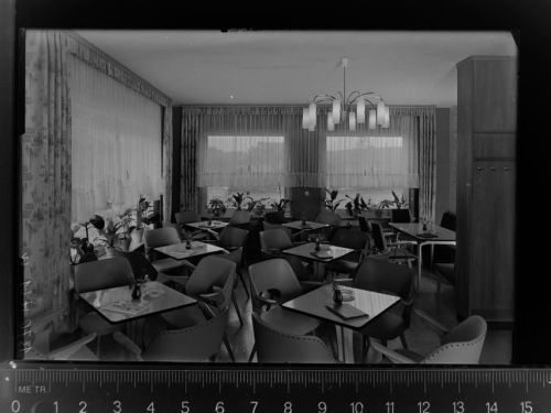59597 W4782 Bad Westernkotten GLASNEGATIV Cafe Johann Knecht