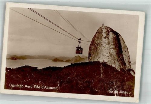 Rio de Janeiro 1915 Seilbahn Zuckerhut