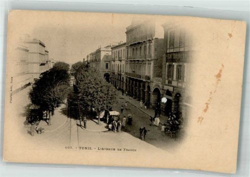 Tunis 1899 Avenue de France