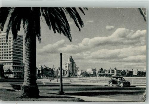 Montevideo 1955 Trouville Pocitos Stadtansicht