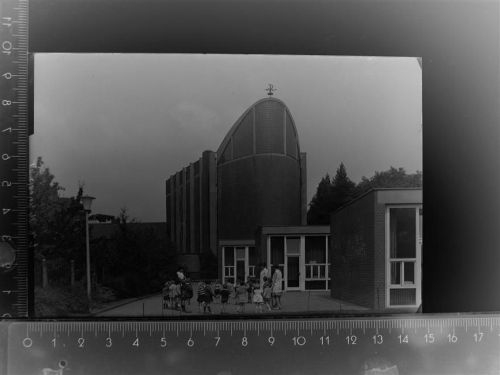 46236 W4250 Bottrop GLASNEGATIV Heiligkreuzkirche