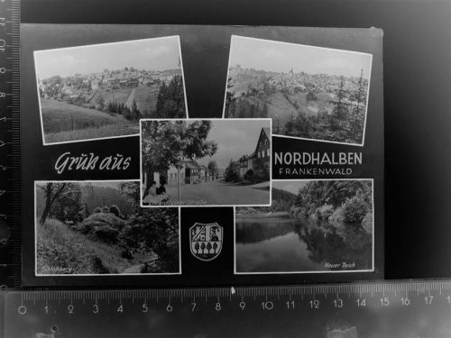 Nordhalben Mehrfachbildkarte