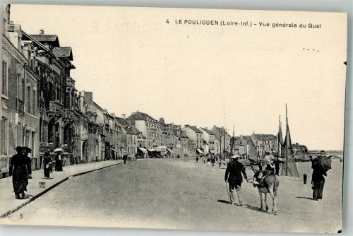 Le Pouliguen Esel Hafen Quai