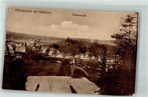 Forbach 1918 Carlsbrunn Feldpost WK I