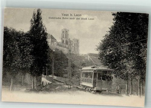 Laon Vaux Straßenbahn nach Laon