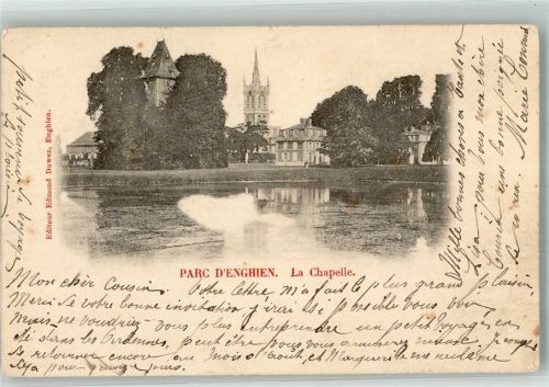 Enghien 1900 Kirche Park