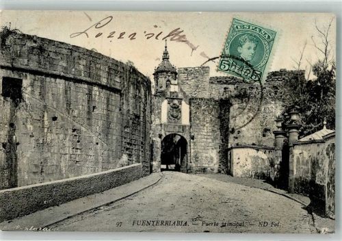 Fuenterrabia Puerta principal Marke bildseitig