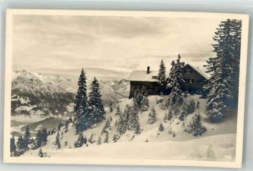 Kemptner Hütte 1936 Berghütte