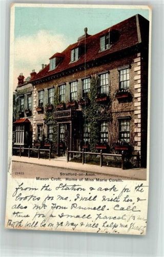 Stratford-on-Avon 1906 Home of Miss Marie Corelli
