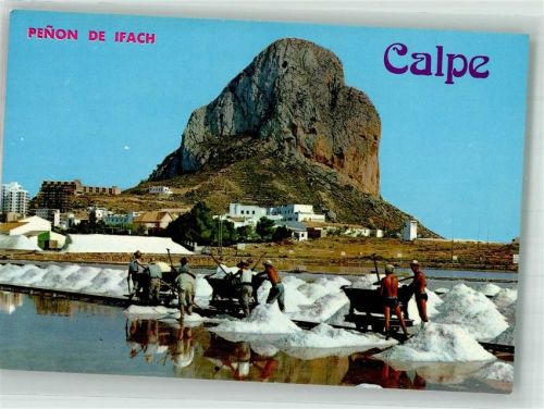 Calp Salz- Gewinnung Penon de Ifach