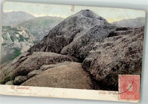 El Escorial 1907 Marke Bildseitig