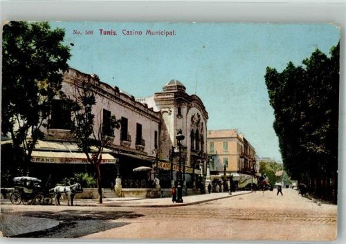 Tunis 1911 Cafe Casino Municipal