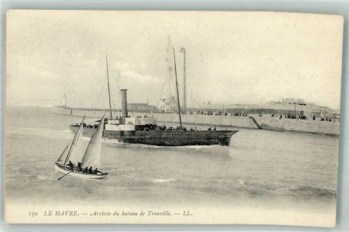 Le Havre Hafen Dampfschiff