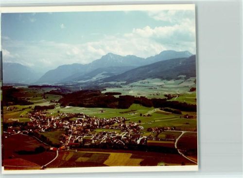 83317 W8221 Teisendorf FOTO KEINE AK Luftaufnahme