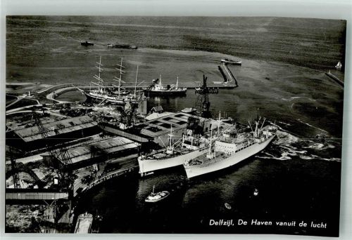Delfzijl Fliegeraufnahme Hafen