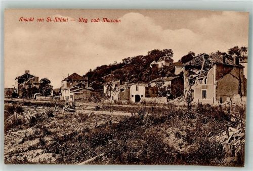 Saint-Mihiel Feldpost WK I Trümmer
