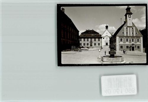 Greding Am Rathaus Brunnen