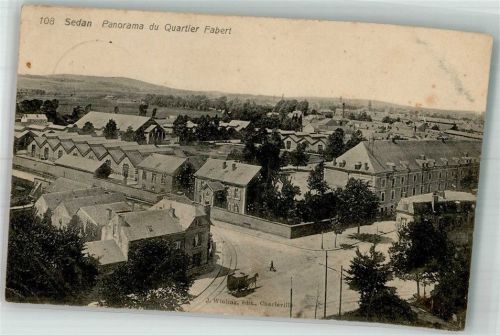 Sedan 1915 Quartier Fabert Feldpost WK I Nr. 53