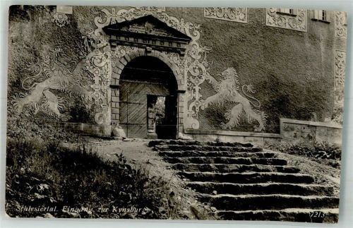 Kynau Burg Eingang