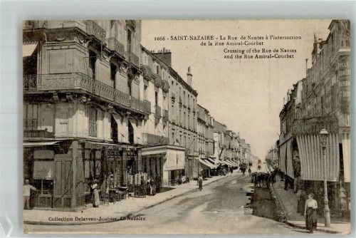 Saint-Nazaire Geschäft La Rue de Nantes Rue Amiral-courbet