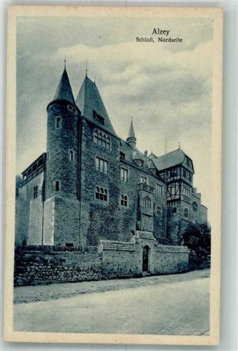 Alzey Nordseite von Schloß Alzey