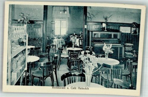 Birkenwerder Hotel Gasthaus Cafe Heinrich Gaststube Fotograf Hans Heinrich