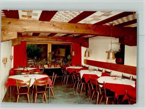 Martinszell Gasthaus Adler Innenaufnahme Gastraum