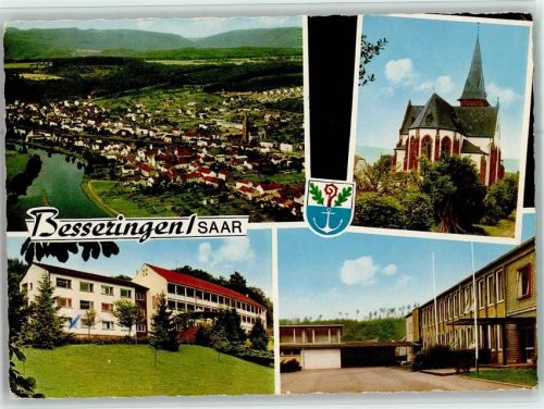 Besseringen Ortsansichten Luftaufnahme Kirche Haus Sonnenwald 4-Bildaufnahme