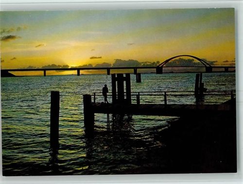 Fehmarn Sonnenuntergang Fehmannsundbrücke