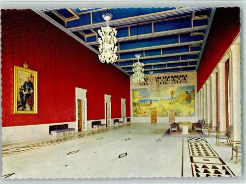 Oslo Rathaus Bankettsaal Gemälde von Willi Midelfart