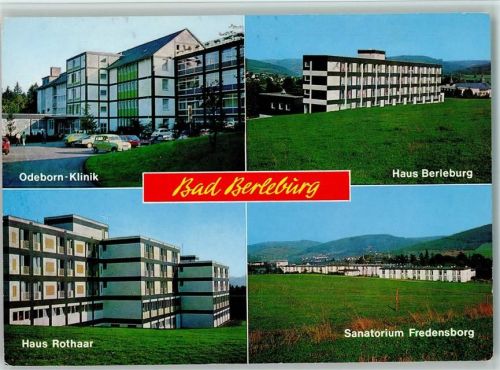57319 W5920 Bad Berleburg - Sanatorium Fredensborg Odebornklinik Haus Rothaar Haus Berleburg