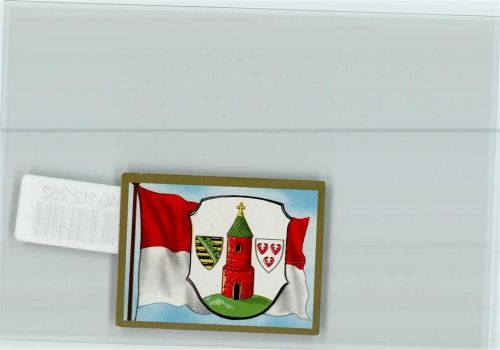 Bitterfeld Stadtwappen Kosmos Sammelbild 6x5cm
