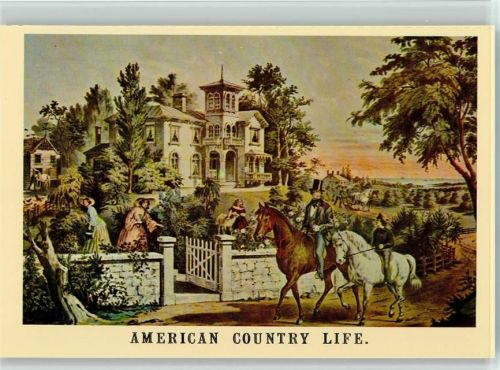 Amerikanische Pioniere leben im Country Stil