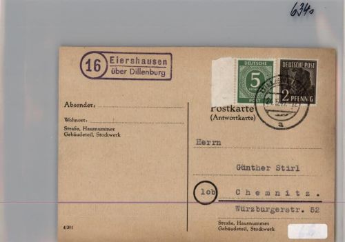 Eiershausen Landpoststempel