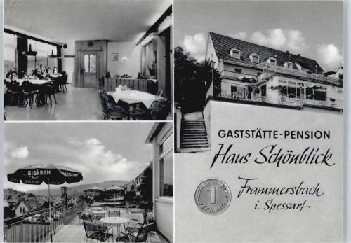 Frammersbach Gaststätte Pension Schönblick