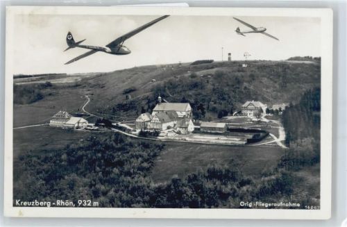 Kreuzberg Segelflieger , Fliegeraufnahme , WK II