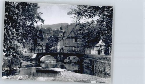Eibelshausen Foto Fluss Brücke Baum Haus