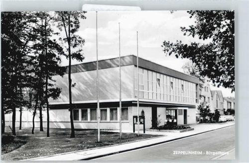 Zeppelinheim Brgerhaus Straße Baum